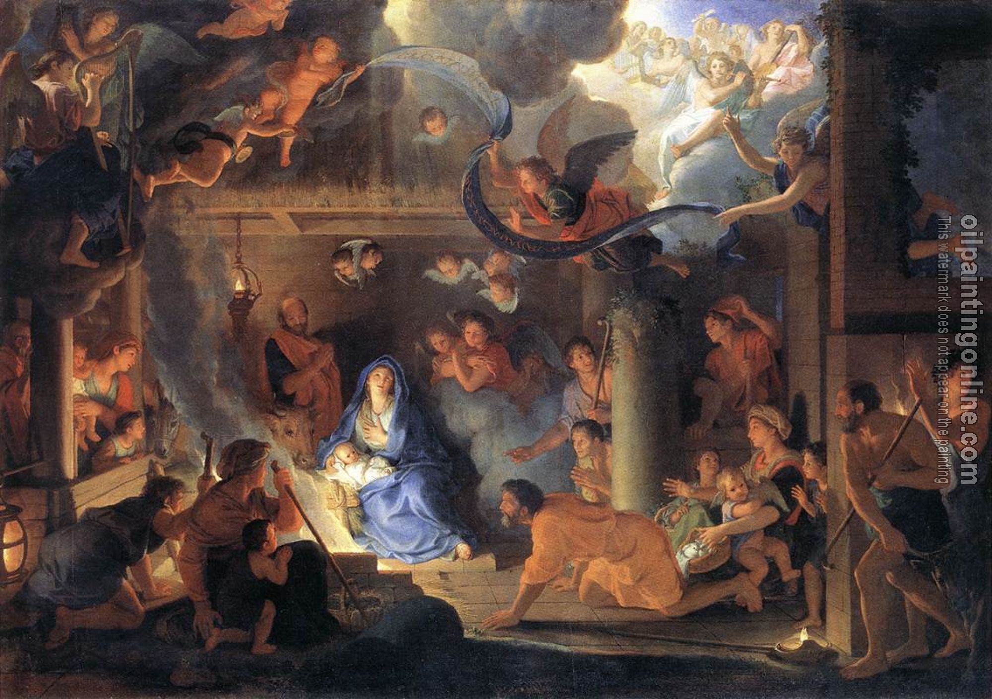 Le Brun, Charles - Adoration of the Shepherds